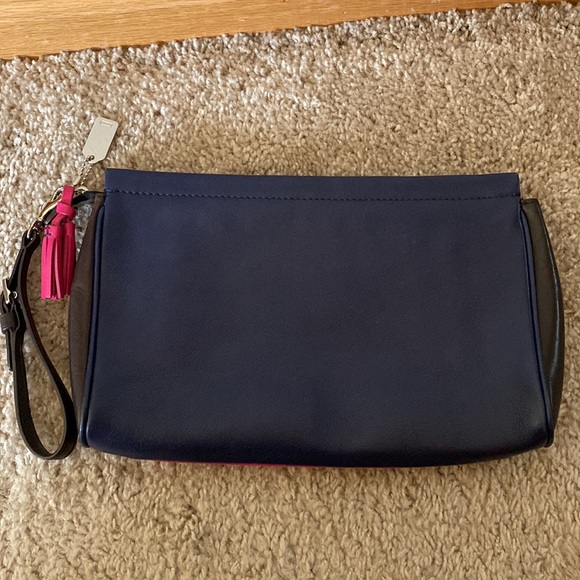 Coach Legacy Colorblock Leather Large Clutch - Picture 2 of 4